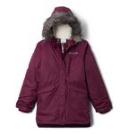 Columbia Youth Girls Suttle Mountain Long Insulated Jacket, Marionberry, Large