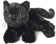 Bearington Jinx Plush Stuffed Animal Black Cat, Kitten 15 inches