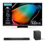 Hisense 4K Mini-LED TV U8K and AX3120G with 3.1.2 Surround Sound and Dolby Atmos&DTS Virtual X