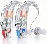 Hearing Aids for Seniors,Advanced Noise Reduction Function Hearing Aid Equipped With and AI Chips,Comfortable Portable Suitable Hearing Aid People With Hearing Loss,Fast Charging+Ultra Long Standby