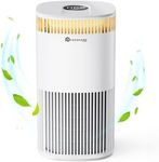 Dreamegg Air Purifiers for Large Room, Pet Mode 4-Stage Filteration Air Cleaner with Night Light, Pet mode, PM2.5 Sensor Remove Smoke Dust Pollen Odor, Hepa Air Purifier for Bedroom Office