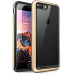 SUPCASE iPhone 7 Plus Case, iPhone 8 Plus Case, Unicorn Beetle Style Premium Hybrid Protective Clear Case for Apple iPhone 7 Plus 2016 / iPhone 8 Plus 2017 (Gold)