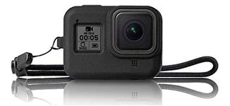 M.G.R.J Silicone Case Cover for GoPro Hero 8 Action Camera - Black