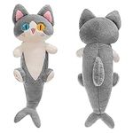 OOPSHANA Long Cat Plush Toy Cute Pl