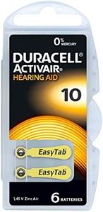 DURACELL Activair Size 10 Hearing Aid Battery with 60 Batteries