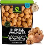 NUT CRAVINGS - Raw Walnuts In Shell, Whole, (48oz - 3 LB) Packed Fresh in Resealable Bag - Nut Snack - Healthy Protein Food, All Natural, Keto, Vegan, Kosher Ideal for Trail Mixed Nuts