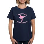 CafePress Taekwondo Women's Dark T Shirt Womens Cotton T-Shirt Navy