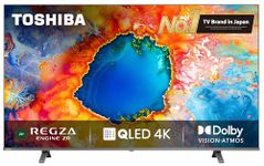 TOSHIBA 164 cm (65 inches) C450NP Series 4K Ultra HD Smart QLED TV 65C450NP (Black)