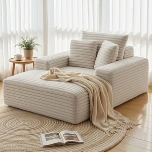 Artiss Sofa Bed Lounge Chair Recliner Couch Reading Chairs Single Sleeper Cloud Sofas Faux Fur Fabric,Compressed Sofa in a Box for Living Room & Apartment