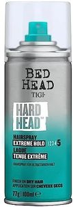 Bed Head by TIGI - Hard Head Hairspray - Extra Strong Hold - Travel Size - 100 ml