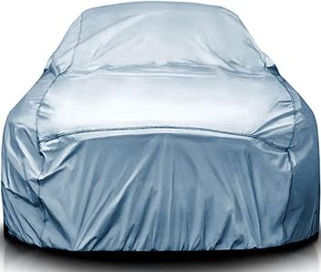 iCarCover Fits: [Fiat 124 Spider] 1968-1983 Full Car Cover Waterproof All Weather Resistant Custom Outdoor Indoor Sun Snow Storm Protection Form-Fit Padded Cover with Straps