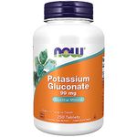 Now Foods, Potassium Gluconate, 99mg, 250 Vegan Tablets, Lab-Tested, Gluten Free, Soy Free, Vegetarian, Non-GMO