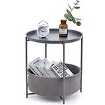 Side Table For Recliner In Nursery In Gray