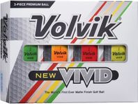 Volvik Vivid Golf Balls: Matte Assorted, Dozen