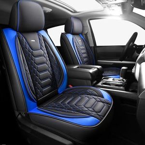 FREESOO Custom Leather for Toyota Tundra Seat Covers 2007-2013 Crewmax Cab