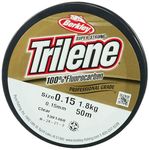 Berkley Trilene 100% Fluorocarbon Leader, Fishing Line, Fluorocarbon, Predator Fishing, Perch, Zander, Trout, Unisex, Clear, 0.15mm | 1.8kg | 4lb | 50m | 55yd