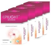 Epilight Advanced L- Glutathione Tablets with Vitamin C | 600mg | 180 Tablets | 30 x 6 Pack | Glutathione Supplements for Men & Women | (180 Count)