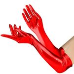 Leather Long Gloves,Red Gloves,Leather Gloves Women,Long Leather Gloves,Halloween Gloves For Women,Sexy Halloween,1920 Glovea,Long Elbow Glove,Women Sexy Dress Red Sheer Erotic,Gloves Costume