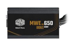 Cooler Master MWE 650 V3 Bronze ATX 3.1 Power Supply - Non Modular | 80 Plus Bronze Certified | Quite HDB Fan | DC-to-DC Circuit Design | ATX 3.1 Version | 650 Watt