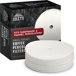 Percolator Filters for GSI and Faberware 3.3'' Baskets - Premium Disc Coffee Filters (Pack of 100)