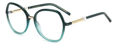 Carolina Herrera Her 0080 Sunglasses, Green/Turquoise, 40