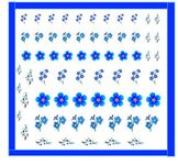 Forget me not Flower Collection (Forget me not Nail Art Decals)