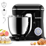 AILESSOM 3-IN-1 Electric Stand Mixer, Food Mixers for Baking, 660W 10-Speed With Pulse Button, Stand Mixer Dough Blender, Cake Mixer with 6.5 QT Bowl, Dough Hook, Whisk, Beater, Onyx Black