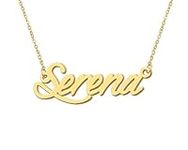 Aoloshow Serena Necklace Initial Na