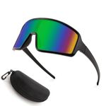 Karsaer Vision Sports Sunglasses Cycling Glasses Baseball Softball Sunglasses Unisex for Adult Youth Kids Teens 8-16