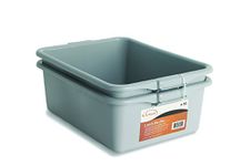 NUCU Storage Tub, Gray, 20" L x 15" W x 7" H