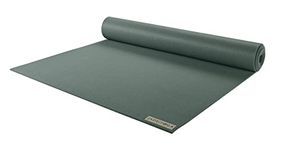 JadeYoga Harmony(™) Yoga Mat, Natural Rubber Home Exercise Mat, Durable & Thick Gym Fitness Mat, Workout Mat For Home, Gym Mat/Stretching Mat, Mens Yoga Mat, 68" Jade Green