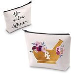 ZJXHPO Pharmacist Gift for Women RX Cosmetic Bag Pharmacist Graduation Gift Doctor of Pharmacy Gift (CA-RX)