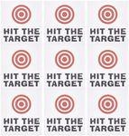 GORGECRAFT 10 Sheet Toilet Target A