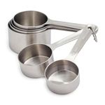 Sur La Table Stainless Steel Measuring Cups, Set of 6, Silver