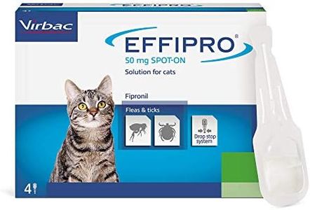 Effipro 50mg Spot On solution for Cats for Flea Treatment, Pack Of 4 Pipettes