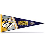 Rico Industries NHL Hockey Nashville Predators Primary 12" x 30" Felt Wall Décor Pennant - Great for Home/Bed Room/Man Cave Décor