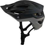 Troy Lee Designs A2 Decoy Half Shell Bicycle Helmet W/MIPS - EPP EPS Ventilated Lightweight Racing BMX Gravel MTB Bicycle Cycling Accessories - Men Women Unisex (Raven, MD/LG)