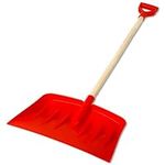 MPL Gardening MPL50052 3 Piece Heavy Duty Plastic Shovel for Snow, Industrial Waste, Leaves and other Debris (Red)…