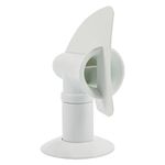 Camco Cyclone Rotating Sewer Plumbing Vent - Rids Odors from Your RV Holding Tank, Rotes 360 Degrees to Pull Odors Up and Away - White (40595)