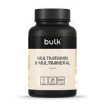 Bulk Multivitamin and Multimineral One a Day Tablets, 90 Tablets, 90 Servings, Packaging May Vary