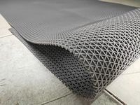 Jiyansh Décor Long Lasting Multipurpose Mat|Anti Slip Mat for Home Office Door|Washroom Mat for Floor|Used Us Rain Mat Shower Mat|Mud Trap Mat for Multi Color Option (4 x 20, Flint Grey*)