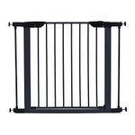 Midwest 29" High Walk-Thru Steel Pet Gate, 29" - 38" Wide in Textured Graphite