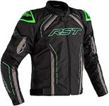 RST S-1 CE Mens Green Textile Motorcycle Jacket 46
