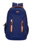 KILLER Derby 38L Large Laptop Backpack With 2 Compartments Navy Blue Polyester Trendy Water Resistant Travel Backpack