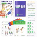 WorkoutLabs Exercise Cards: Bodyweight – Home Workout Cards Deck for Women and Men with 60 Exercises and 12 No Equipment Routines · Premium Plastic Fitness Cards