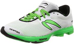 Newton Running Men Lime Running Shoes, White Distance Elite M008118, 5 UK