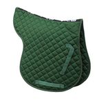 Rhinegold Cotton Quilted Numnah - Full - Green