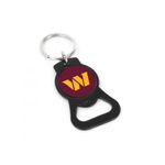 Aminco NFL Washington Commanders Black Bottle Opener Keychain