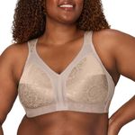 Playtex Women's 18 Hour Comfort Strap Wirefree Bra, Toffee,48DD