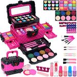 Kids Makeup Sets For Girls - Teenage Make Up Starter Kit, Childrens Princess Pretend Play Games Toys Presents,Little Girl Birthday Gifts Set For Age4-12 Year